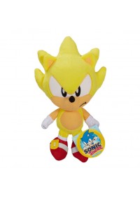 Toutou Sonic The Hedgehog Par Jakks Pacific - Super Sonic 18CM